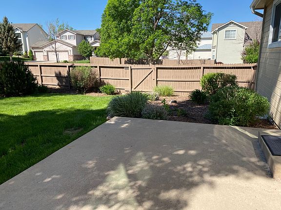 Nice shaded patio to enjoy a sip of sweet tea. Corner lot.