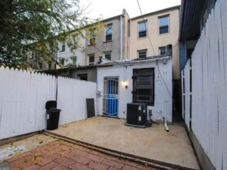 Backyard is available for entertainment