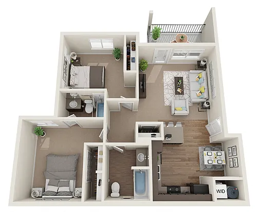 Floor plan 2X2