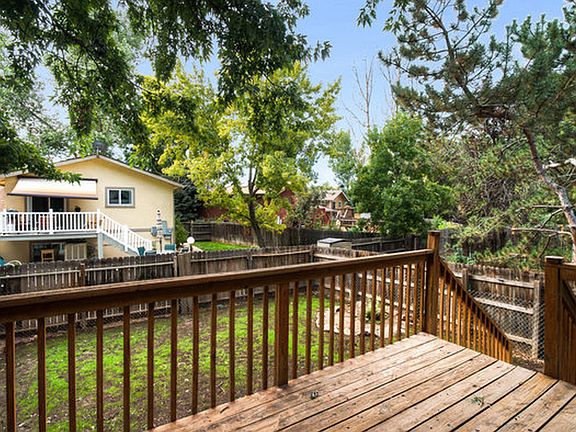 Backyard view from deck