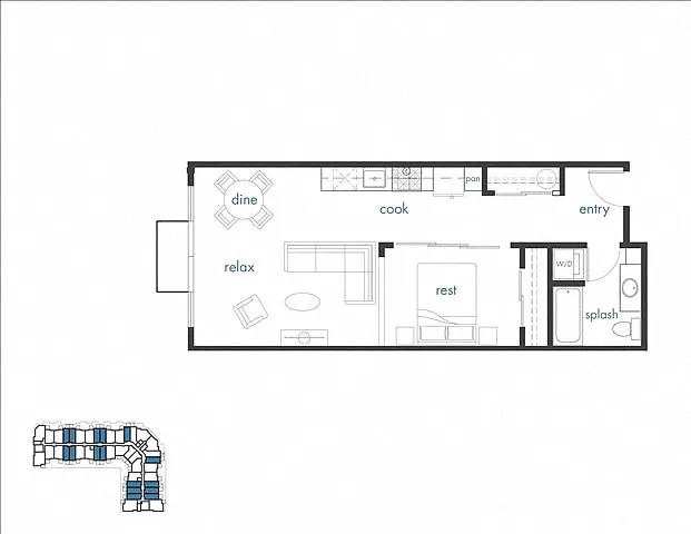 Floor plan Rail