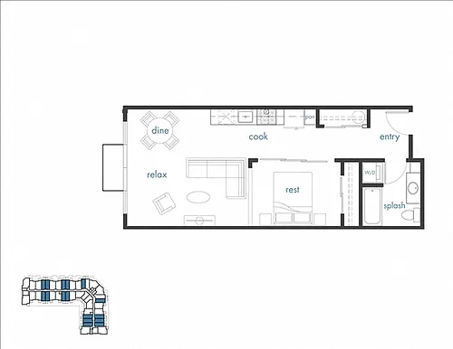 Floor plan Rail