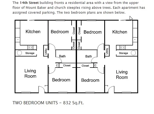 Floor plan 14th Street Building