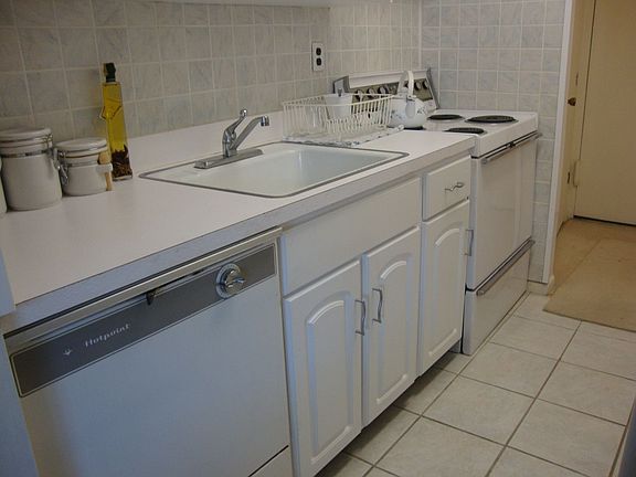 White Galley Kitchen 