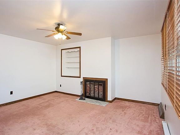 Formal Living Room with gas fireplace.