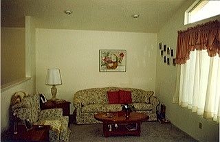 upstairs