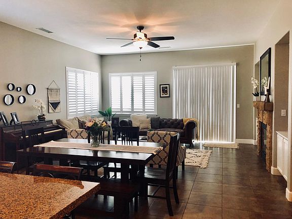 Eat-in kitchen and living room
