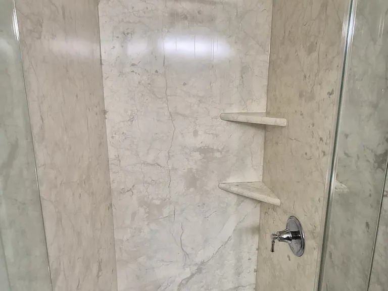 Walk-In Shower with Rain Shower Head