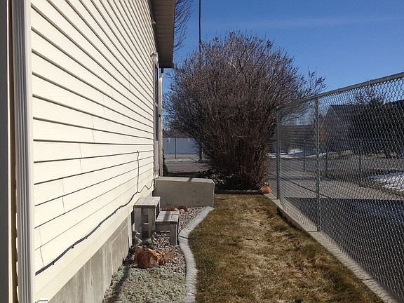 Curbing on south side