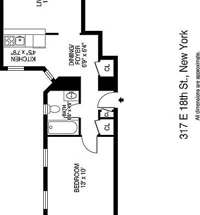 5th image of 317 E 18th St APT 4C