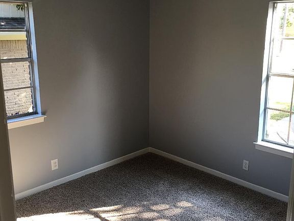 Secondary Bedroom with fresh paint and carpet