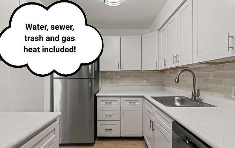 Prestige Kitchen Style (shown here in a 2-bedroom floor plan)