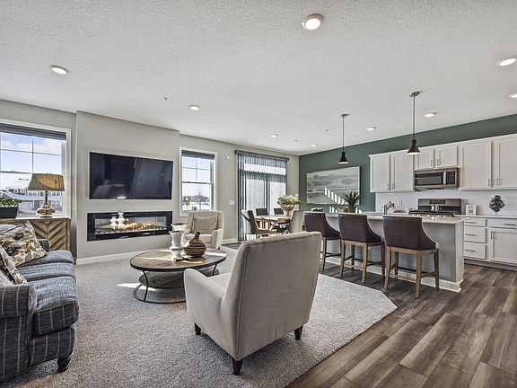 Cozy warm fireplace perfect for MN Winters