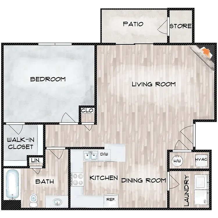 Floor plan Aldo