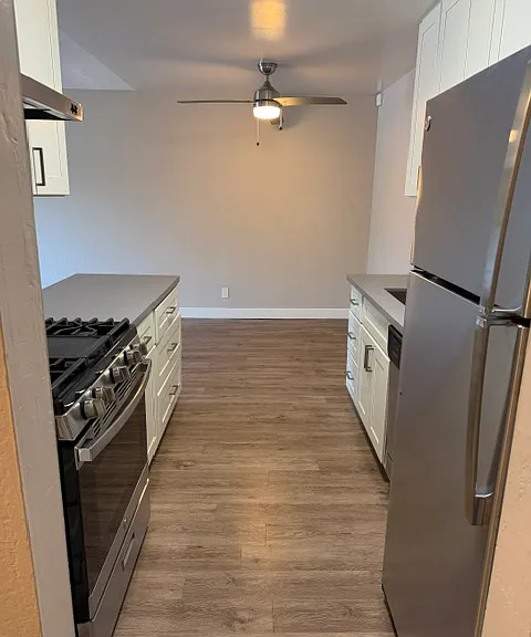 Renovated unit in white kitchen