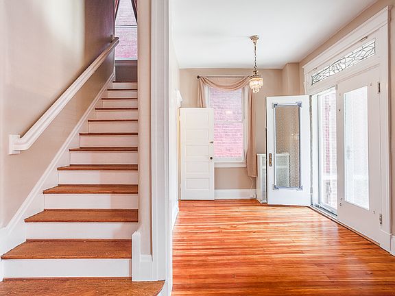 Foyer and front staircase