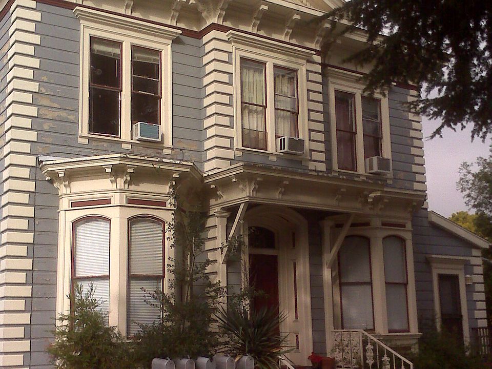 This beutiful home has four units. Unit #3 is the bottom left. It has its own exterior entry and its own private and fenced yard.