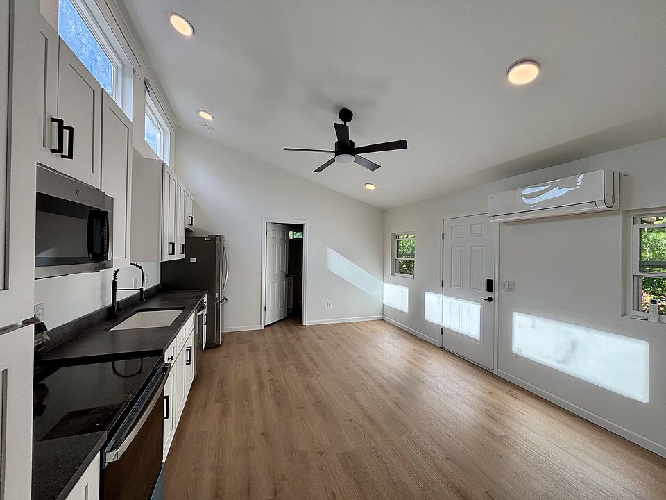 Abundant natural light with vaulted ceilings and clerestory windows.