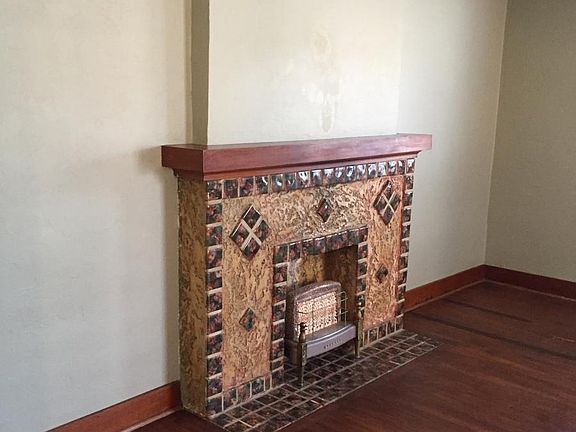 Beautiful Frankoma Pottery Faux Fireplace