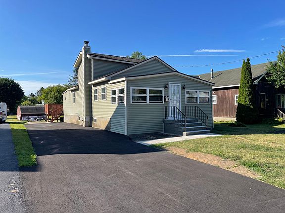 New paved driveway.