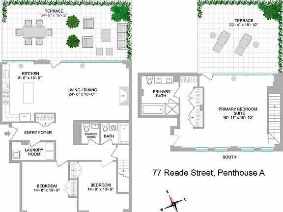 2nd image of 77 Reade St Penthouse A
