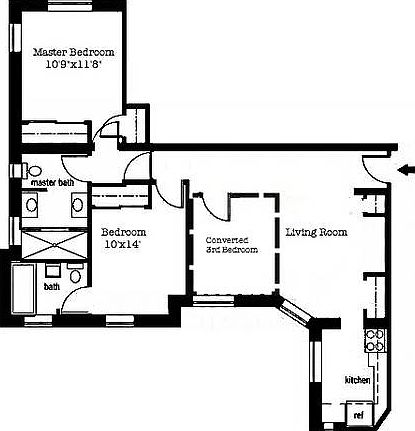Floor plan showing 3rd conv 