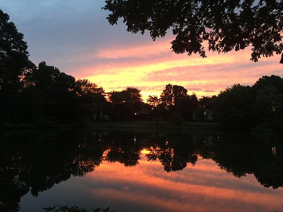 Sunset on, Spring Lake.