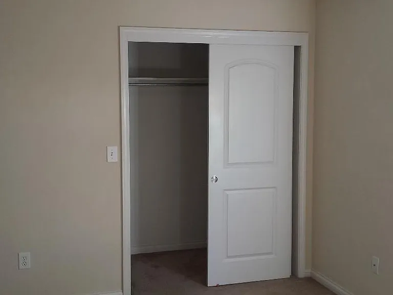 Bedroom with large closet