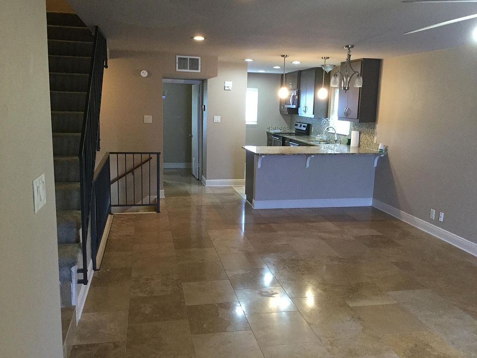 Living room into Kitchen