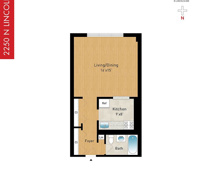 1st image of 2250 N Lincoln Ave #407