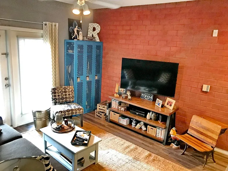 Living Room Brick Wall