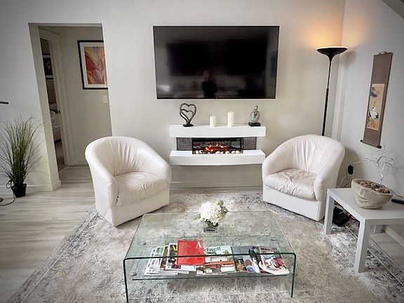 Comfortable space for watching TV