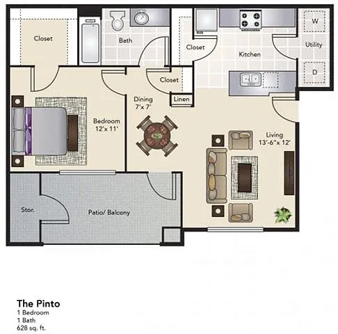 Floor plan The Pinto