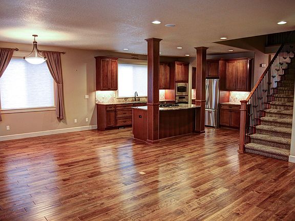 Open Floor Plan with Beautiful Wood Floors