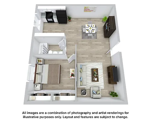 Floor plan 1X1-644