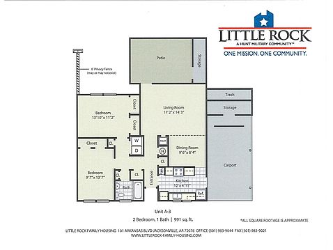 little rock afb family housing