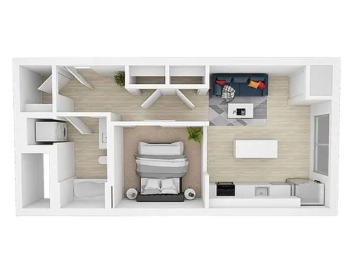 Floor plan Feldspare A1