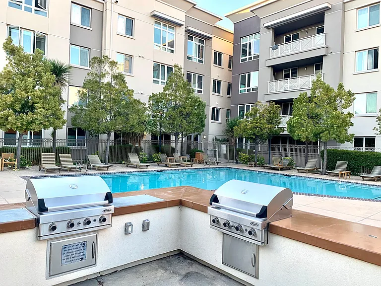 Pool Area with BBQ