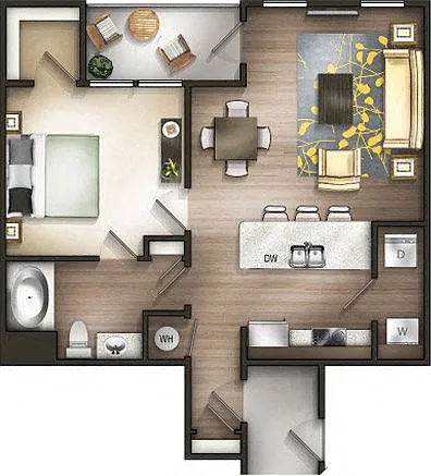 Floor plan A1M The Carrick
