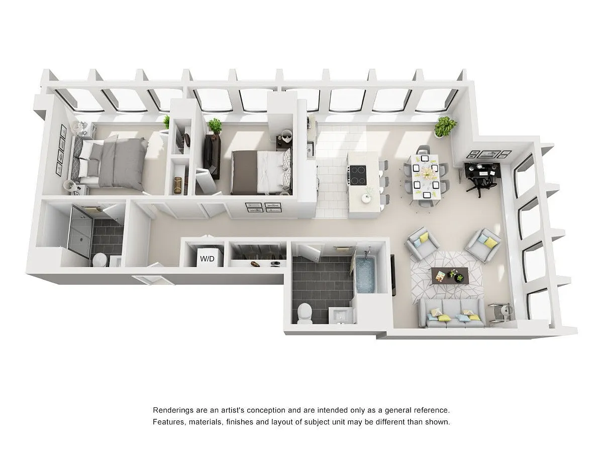 Floor plan 2 Bedroom
