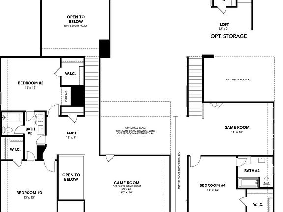 Magnolia Second Floor Plan