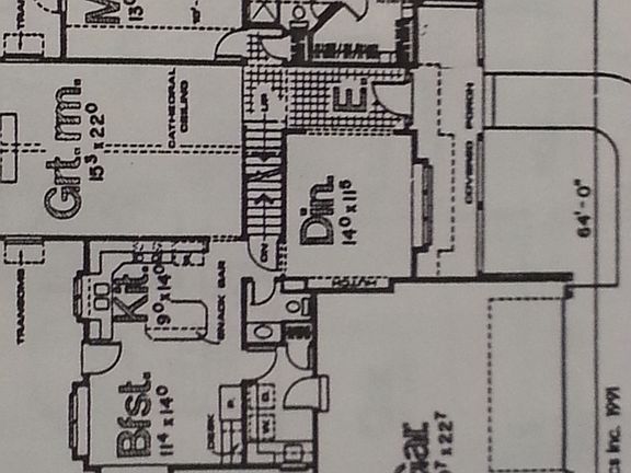 Main Floor Blueprint