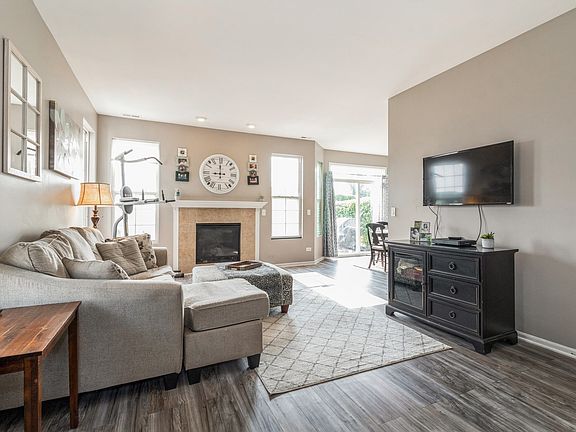 New flooring!  Spacious living with gas fireplace.