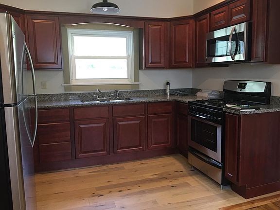 Kitchen's vary in size but all have marble counters and stai