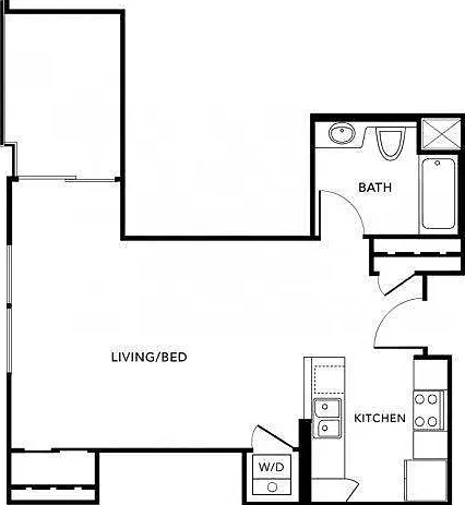Plan E-1 (Ticino) floor plan Living at NoHo