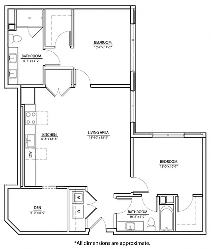 Floor plan 2D (Den)