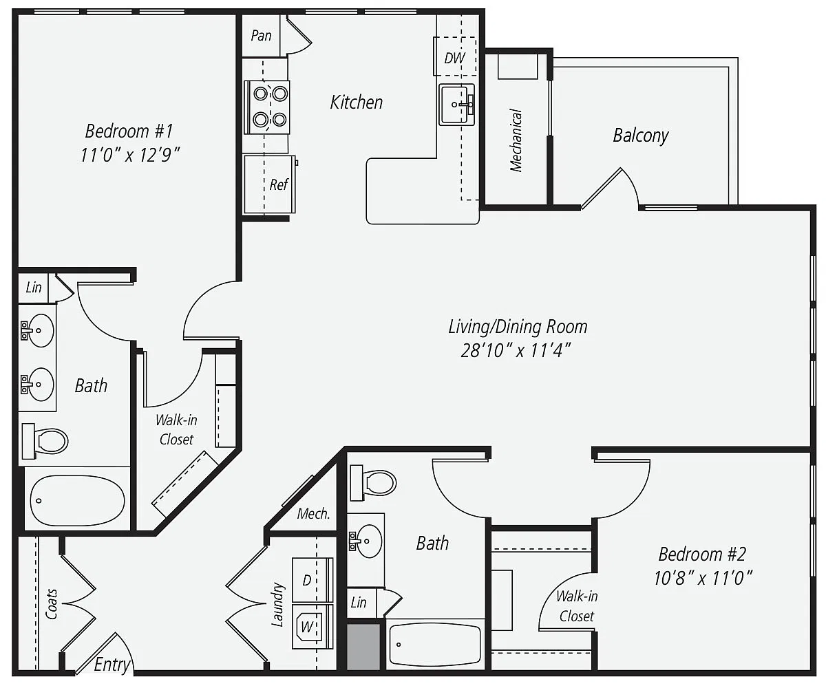 Floor plan B8-1328
