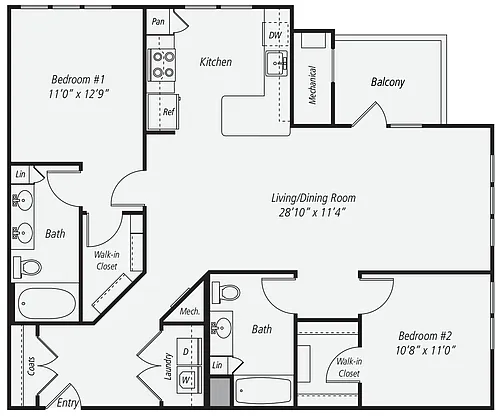 Floor plan B8-1328