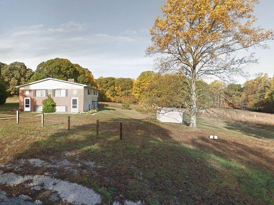 Front of building with wide open spaces.