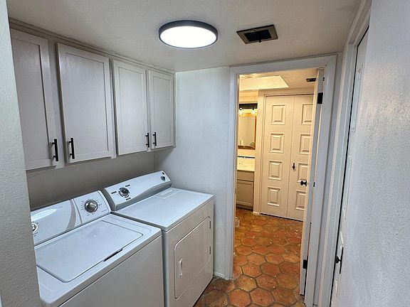 Laundry and downstairs bathroom